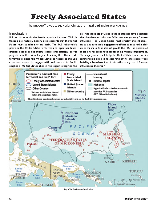 Freely Associated States — 05 Mar 2021 : ""